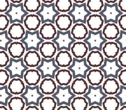 Geometric ornamental vector pattern. Seamless design. Stock Illustration