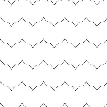 Geometric ornamental vector pattern. Seamless design. Illustrazione stock