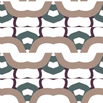 Geometric ornamental vector pattern. Seamless design. Stock Illustration