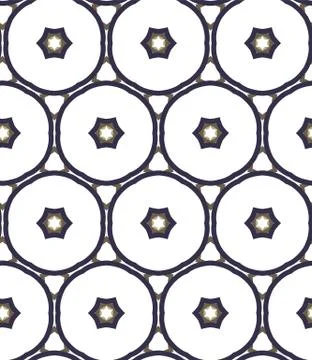 Geometric ornamental vector pattern. Seamless design. Stock Illustration