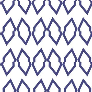 Geometric ornamental vector pattern. Seamless design. Illustrazione stock