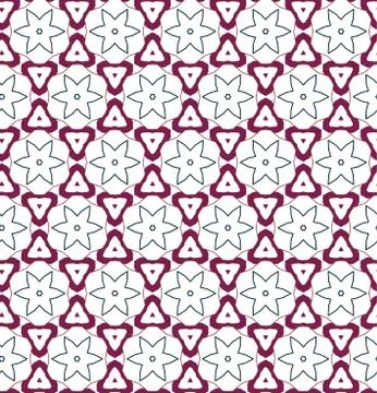 Geometric ornamental vector pattern. Seamless design. イラスト素材