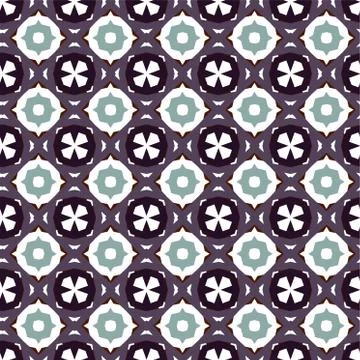 Geometric ornamental vector pattern. Seamless design. Illustrazione stock
