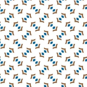 Geometric ornamental vector pattern. Seamless design. Illustrazione stock