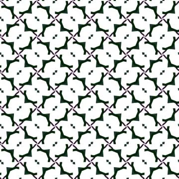 Geometric ornamental vector pattern. Seamless design. Illustrazione stock