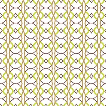 Geometric ornamental vector pattern. Seamless design. Illustrazione stock