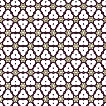 Geometric ornamental vector pattern. Seamless design. Stock Illustration