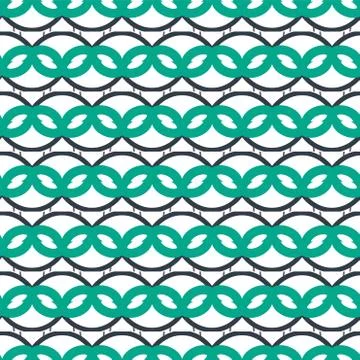 Geometric ornamental vector pattern. Seamless design. Illustrazione stock