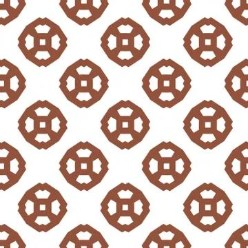 Geometric ornamental vector pattern. Seamless design. Illustrazione stock