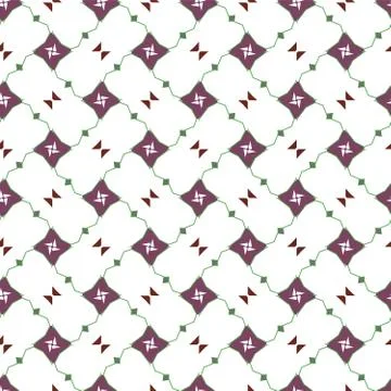 Geometric ornamental vector pattern. Seamless design. Stock Illustration