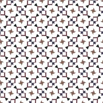 Geometric ornamental vector pattern. Seamless design. Stock Illustration