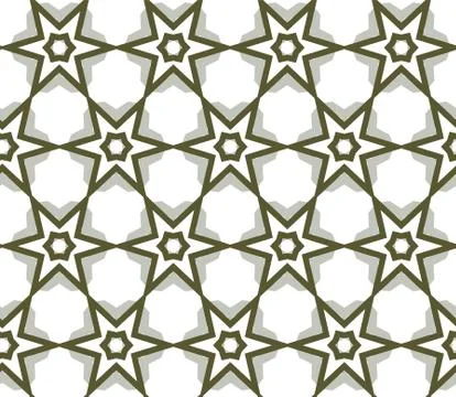 Geometric ornamental vector pattern. Seamless design. Stockillustratie