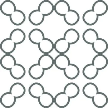 Geometric ornamental vector pattern. Seamless design. Illustrazione stock