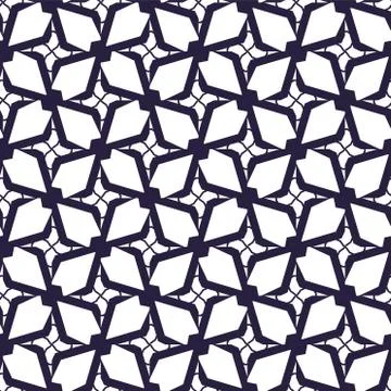 Geometric ornamental vector pattern. Seamless design. Illustrazione stock