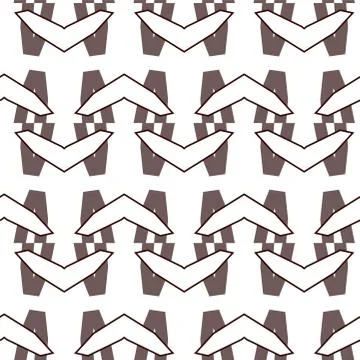 Geometric ornamental vector pattern. Seamless design. イラスト素材