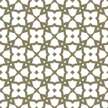 Geometric ornamental vector pattern. Seamless design. Illustrazione stock