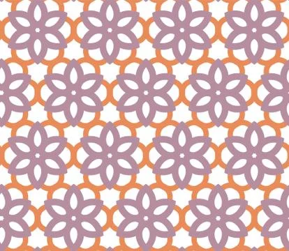 Geometric ornamental vector pattern. Seamless design. Illustrazione stock