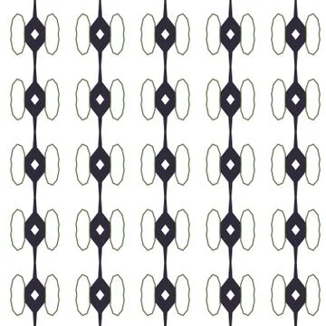 Geometric ornamental vector pattern. Seamless design. Illustrazione stock