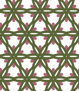 Geometric ornamental vector pattern. Seamless design. Illustrazione stock