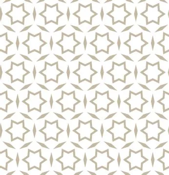 Geometric ornamental vector pattern. Seamless design texture. Stock Illustration