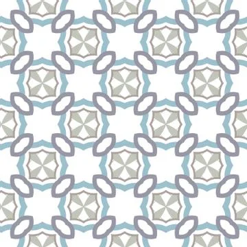 Geometric ornamental vector pattern. Seamless design texture. Stock Illustration