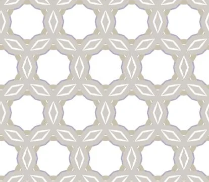 Geometric ornamental vector pattern. Seamless design texture. Illustrazione stock