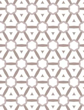 Geometric ornamental vector pattern. Seamless design texture. Stock Illustration