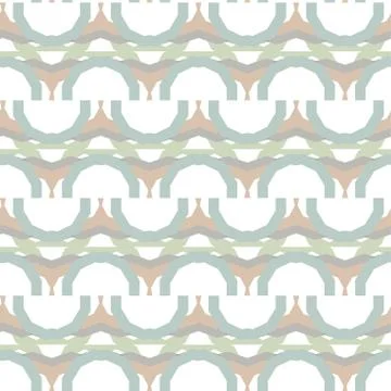Geometric ornamental vector pattern. Seamless design texture. Stock Illustration
