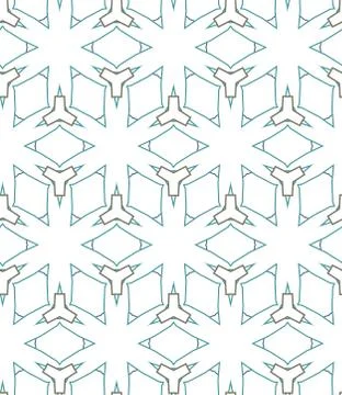 Geometric ornamental vector pattern. Seamless design texture. Illustrazione stock