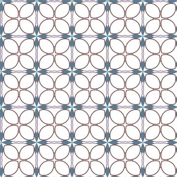 Geometric ornamental vector pattern. Seamless design texture. Stock Illustration