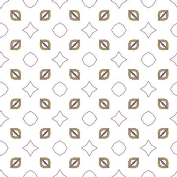 Geometric ornamental vector pattern. Seamless design texture. Illustrazione stock