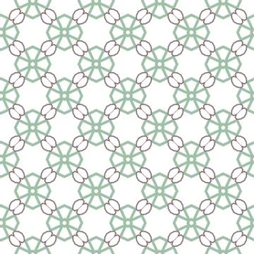 Geometric ornamental vector pattern. Seamless design texture. Illustrazione stock