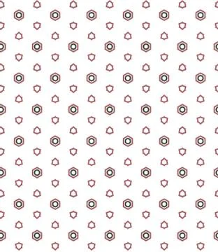 Geometric ornamental vector pattern. Seamless design texture. Illustrazione stock
