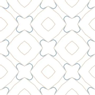 Geometric ornamental vector pattern. Seamless design texture. Stock Illustration
