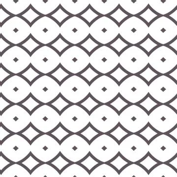 Geometric ornamental vector pattern. Seamless design texture. Illustrazione stock