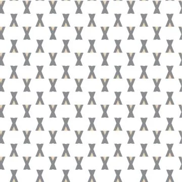 Geometric ornamental vector pattern. Seamless design texture. Stock Illustration