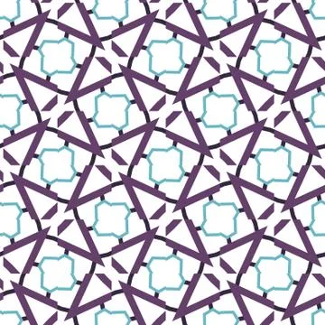 Geometric ornamental vector pattern. Seamless design texture. Stock Illustration