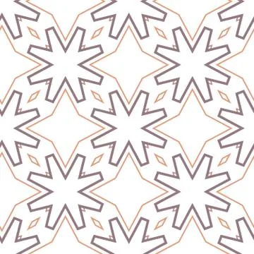 Geometric ornamental vector pattern. Seamless design texture. Illustrazione stock