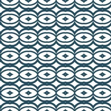 Geometric ornamental vector pattern. Seamless design texture. イラスト素材