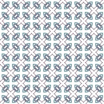 Geometric ornamental vector pattern. Seamless design texture. Stock Illustration
