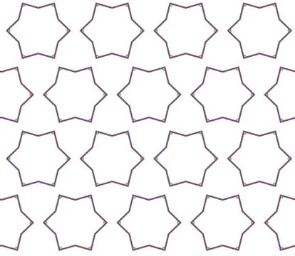 Geometric ornamental vector pattern. Seamless design texture. Illustrazione stock