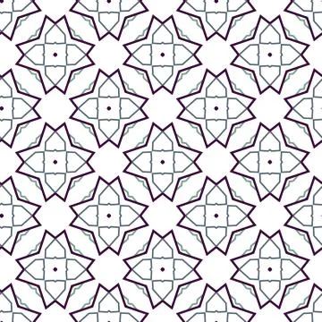 Geometric ornamental vector pattern. Seamless design texture. 스톡 일러스트