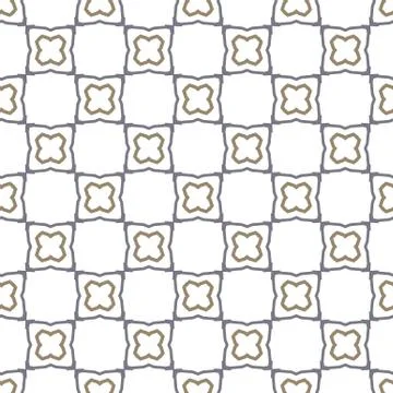 Geometric ornamental vector pattern. Seamless design texture. Stock Illustration