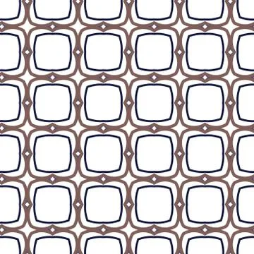 Geometric ornamental vector pattern. Seamless design texture. Illustrazione stock