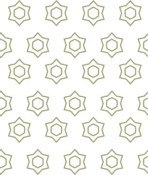 Geometric ornamental vector pattern. Seamless design texture. Stock Illustration