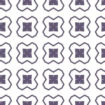 Geometric ornamental vector pattern. Seamless design texture. Stock Illustration