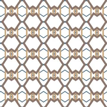 Geometric ornamental vector pattern. Seamless design texture. Illustrazione stock