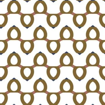Geometric ornamental vector pattern. Seamless design texture. Stock Illustration