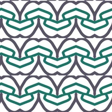 Geometric ornamental vector pattern. Seamless design texture. Illustrazione stock