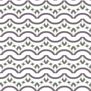 Geometric ornamental vector pattern. Seamless design texture. Illustrazione stock